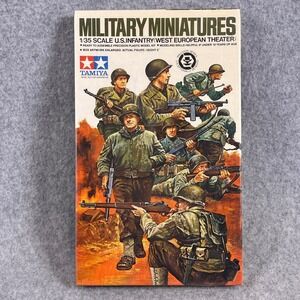 Tamiya 1/35 US Infantry West European Theater Military Miniatures MM-148A WWII
